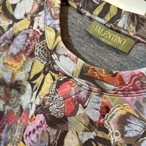 Valentino Butterfly Neoprene Crewneck Sweatshirt Sweater; US size Medium